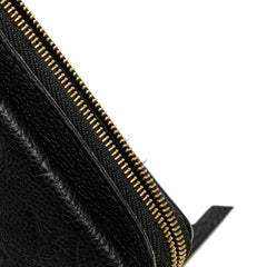 ルイ ヴィトン モノグラム アンプラント ポルト カルト レクト ヴェルソ コインケース フラグメントケース M69421 ノワール ブラック レザー レディース LOUIS VUITTON 【中古】