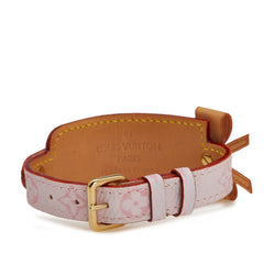 ルイ ヴィトン モノグラム ブラスレ ポルト アドレス ブレスレット M92576 ピンク ブラウン PVC レザー レディース LOUIS VUITTON 【中古】
