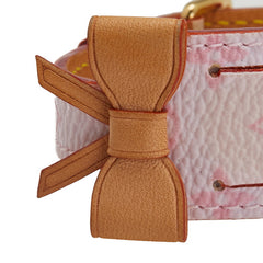 ルイ ヴィトン モノグラム ブラスレ ポルト アドレス ブレスレット M92576 ピンク ブラウン PVC レザー レディース LOUIS VUITTON 【中古】