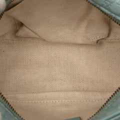 グッチ マイクログッチシマ バンブー バンブー 斜め掛け ショルダーバッグ 309538 ブルー系 レザー レディース GUCCI 【中古】