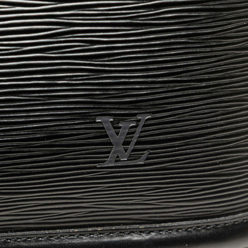 ルイ ヴィトン エピ リュサック ショルダーバッグ トートバッグ M52282 ノワール ブラック レザー レディース LOUIS VUITTON 【中古】