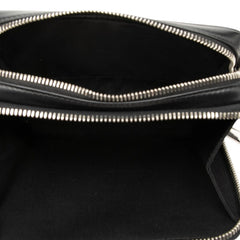 ディオール オブリーク ギャラクシー 斜め掛け ショルダーバッグ ブラック レザー レディース Dior 中古