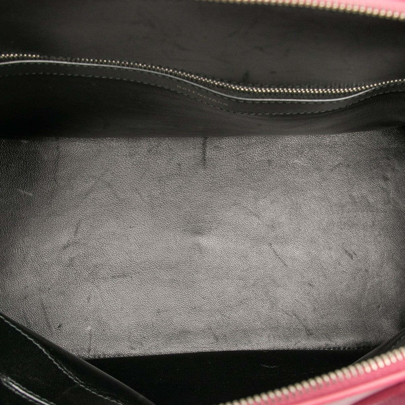 バレンシアガ ヴィルトップハンドルM ハンドバッグ ショルダーバッグ 2WAY 519036 ピンク レザー レディース BALENCIAGA 【中古】