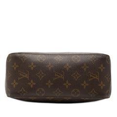 ルイ ヴィトン モノグラム ルーピングMM ワンショルダーバッグ ハンドバッグ M51146 ブラウン PVC レザー レディース LOUIS VUITTON 【中古】