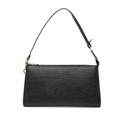 ルイ ヴィトン エピ ポシェット アクセソワール ハンドバッグ アクセサリーポーチ M52952 ノワール ブラック レザー レディース LOUIS VUITTON 【中古】
