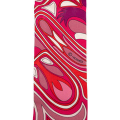 エルメス ツイリー Folklore BE Fuchsia Rouge Ros スカーフ パープル系 マゼンタ シルク レディース HERMES 【中古】