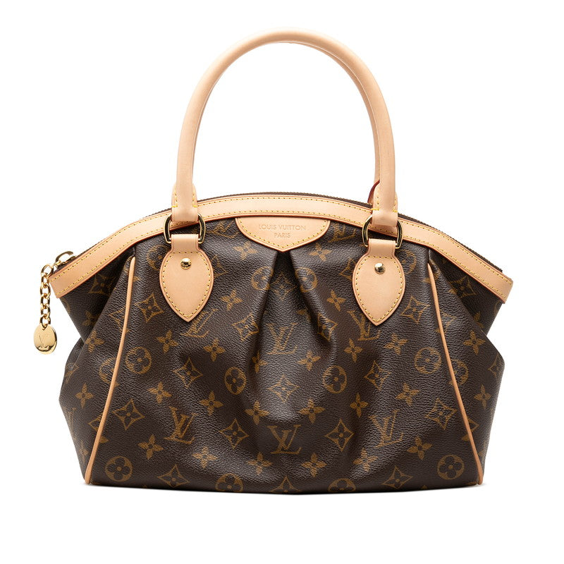 ルイ ヴィトン モノグラム ティヴォリPM ハンドバッグ M40143 ブラウン PVC レザー レディース LOUIS VUITTON 【中古】