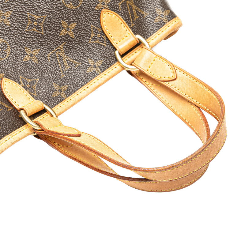 ルイ ヴィトン モノグラム バティニョール ハンドバッグ トートバッグ M51156 ブラウン PVC レザー レディース LOUIS VUITTON 【中古】