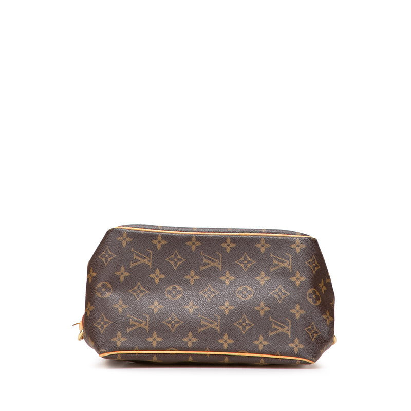 ルイ ヴィトン モノグラム バティニョール ハンドバッグ トートバッグ M51156 ブラウン PVC レザー レディース LOUIS VUITTON 【中古】