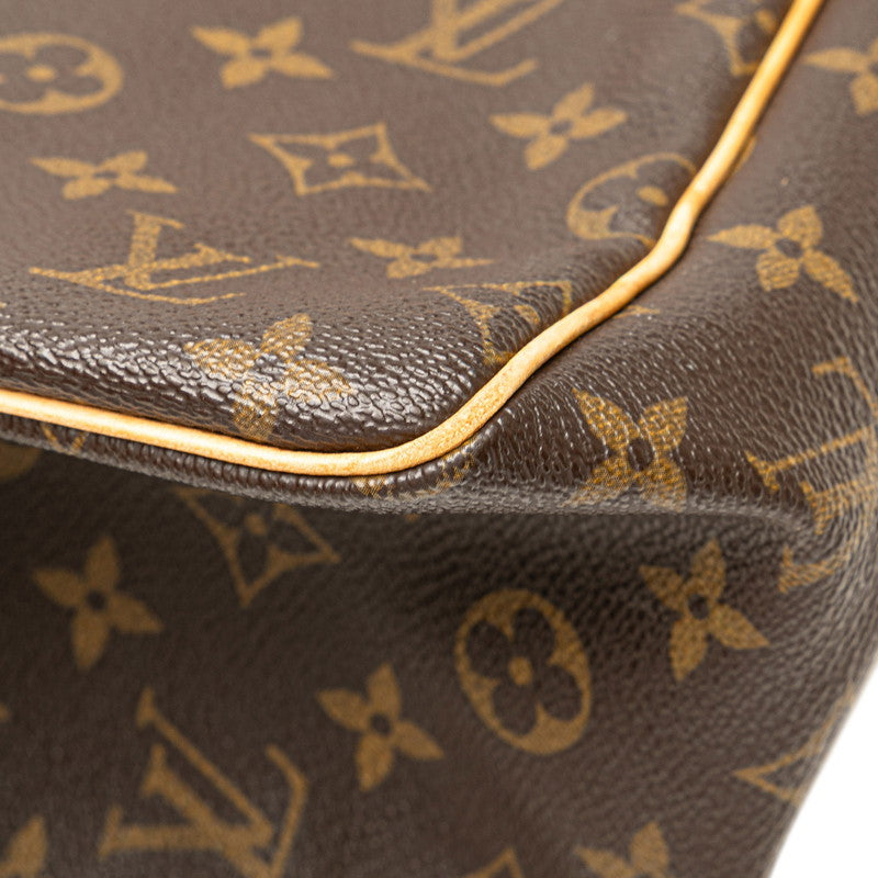 ルイ ヴィトン モノグラム バティニョール ハンドバッグ トートバッグ M51156 ブラウン PVC レザー レディース LOUIS VUITTON 【中古】