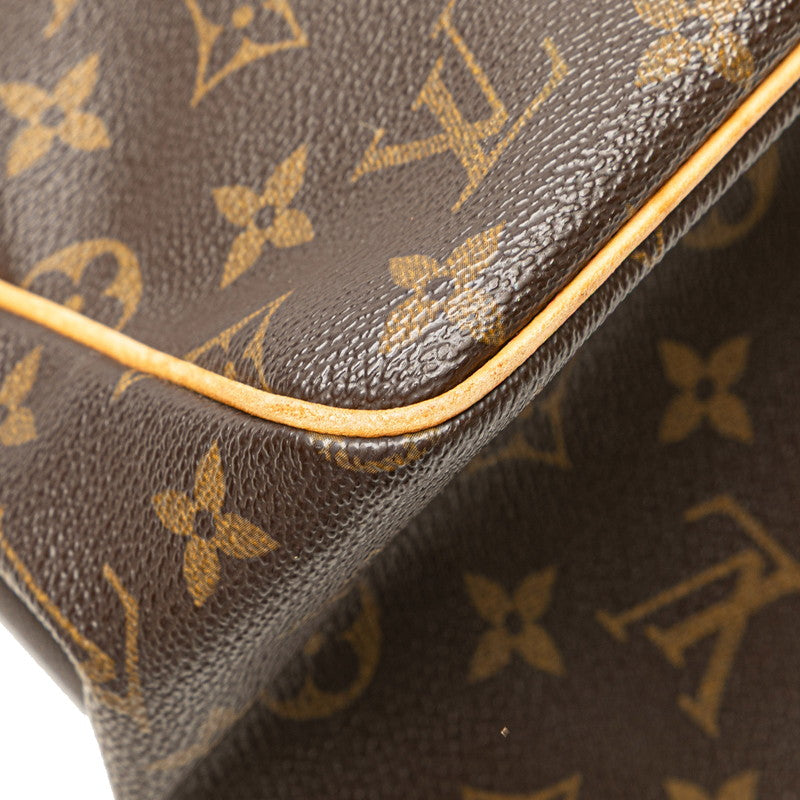ルイ ヴィトン モノグラム バティニョール ハンドバッグ トートバッグ M51156 ブラウン PVC レザー レディース LOUIS VUITTON 【中古】