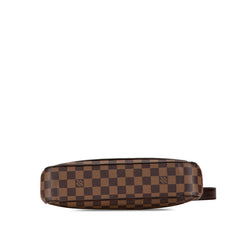 ルイ ヴィトン ダミエ オーバーニュ ショルダーバッグ N51129 ブラウン PVC レザー レディース LOUIS VUITTON 中古
