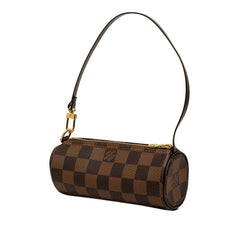 ルイ ヴィトン ダミエ パピヨン30 付属品 ポーチ ポーチ N51303 ブラウン PVC レザー レディース LOUIS VUITTON 中古
