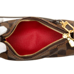 ルイ ヴィトン ダミエ パピヨン30 付属品 ポーチ ポーチ N51303 ブラウン PVC レザー レディース LOUIS VUITTON 中古