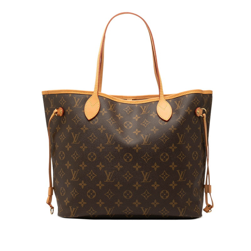 ルイ ヴィトン モノグラム ネヴァーフルMM ショルダーバッグ トートバッグ M40156 ブラウン PVC レザー レディース LOUIS VUITTON 【中古】