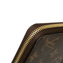 ルイ ヴィトン モノグラム ジッピーウォレット ラウンドファスナー 長財布 M42616 ブラウン PVC レディース LOUIS VUITTON 【中古】