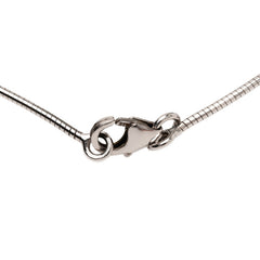 エルメス カージュ ド アッシュ Hキューブ ペンダントネックレス シルバー ライトブルー メタル レディース HERMES 【中古】