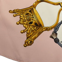 エルメス カレ90 パンパ Pampa スカーフ ライトピンク マルチカラー シルク レディース HERMES 中古