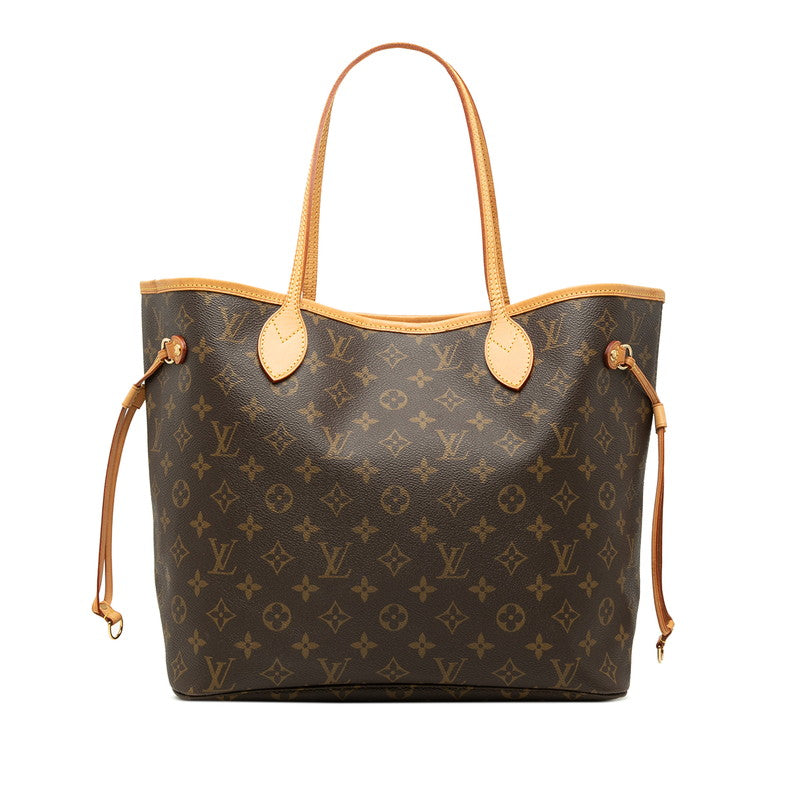 ルイ ヴィトン モノグラム ネヴァーフルMM ショルダーバッグ トートバッグ M40156 ブラウン PVC レザー レディース LOUIS VUITTON 中古