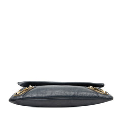 バレンシアガ エンベロープ ショルダーバッグ クラッチ 2WAY 390167 ネイビー レザー レディース BALENCIAGA 【中古】