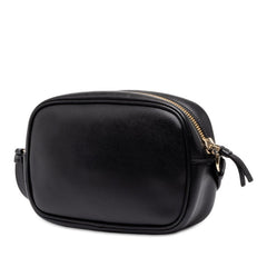 サルヴァトーレフェラガモ ヴァラ 斜め掛け ショルダーバッグ AU-21 H498 ブラック レザー レディース Salvatore Ferragamo 中古