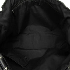 グッチ GGナイロン ハンドバッグ トートバッグ 268639 ブラック ナイロン レザー レディース GUCCI 【中古】