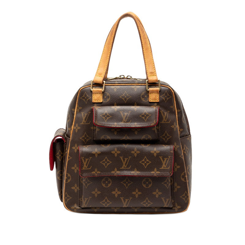 ルイ ヴィトン モノグラム エクサントリ シテ ハンドバッグ M51161 ブラウン PVC レザー レディース LOUIS VUITTON 【中古】
