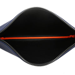 エルメス トゥルース フラット ネオバンMM ポーチ ネイビー ポリアミド レディース HERMES 【中古】