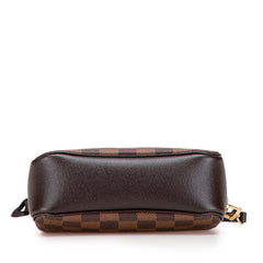 ルイ ヴィトン ダミエ トゥルース メイクアップ アクセサリーポーチ N51982 ブラウン PVC レザー レディース LOUIS VUITTON 【中古】