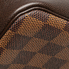 ルイ ヴィトン ダミエ トゥルース メイクアップ アクセサリーポーチ N51982 ブラウン PVC レザー レディース LOUIS VUITTON 【中古】