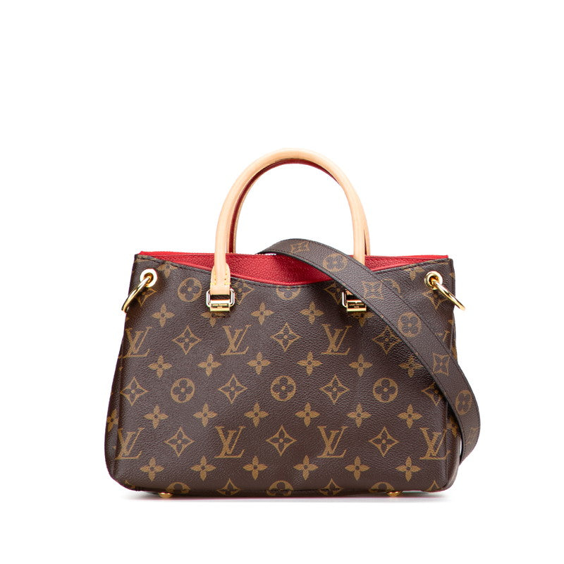 ルイ ヴィトン モノグラム パラスBB ハンドバッグ ショルダーバッグ 2WAY M41241 スリーズ ブラウン PVC レザー レディース LOUIS VUITTON 【中古】