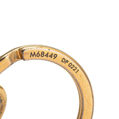 ルイ ヴィトン ポルトクレ LV ニューウェーブ キーホルダー M68449 ゴールド シルバー メッキ レディース LOUIS VUITTON 【中古】