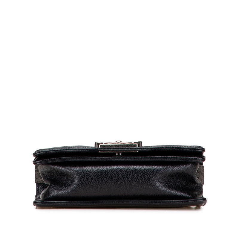 シャネル マトラッセ ボーイシャネル20 ココマーク チェーンショルダーバッグ ブラック キャビアスキン レディース CHANEL 【中古】
