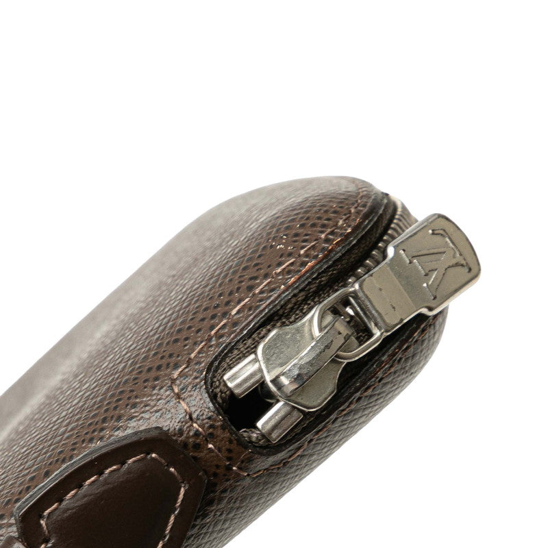 ルイ ヴィトン タイガ オーガナイザーアトール 長財布 M30658 グリズリ ブラウン レザー メンズ LOUIS VUITTON 【中古】