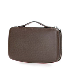 ルイ ヴィトン タイガ オーガナイザーアトール 長財布 M30658 グリズリ ブラウン レザー メンズ LOUIS VUITTON 【中古】