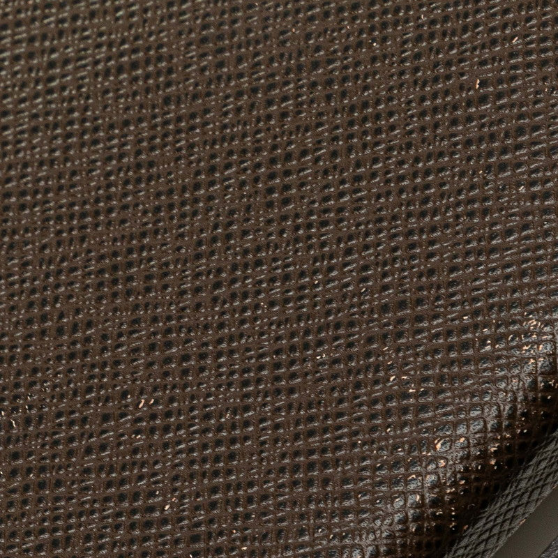 ルイ ヴィトン タイガ オーガナイザーアトール 長財布 M30658 グリズリ ブラウン レザー メンズ LOUIS VUITTON 【中古】