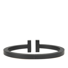 ティファニー Tスクエア バングル ブラック ステンレススチール レディース TIFFANY&Co. 【中古】