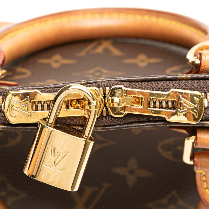 ルイ ヴィトン モノグラム アルマBB ハンドバッグ ショルダーバッグ 2WAY M53152 ブラウン PVC レザー レディース LOUIS VUITTON 【中古】
