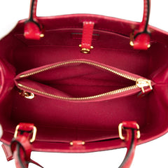 ルイ ヴィトン モノグラム ヴェルニ モンテーニュBB ハンドバッグ ショルダーバッグ 2WAY M50172 ローズアンディアン レッド パテントレザー レディース LOUIS VUITTON 【中古】