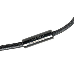 エルメス タッタソールGM ジャングルラブレインボー ネックレス ブルー ブラック プラスチック レディース HERMES 【中古】