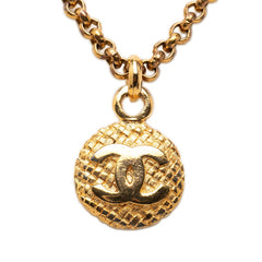 シャネル ヴィンテージ ココマーク ローグ チェーン ネックレス ゴールド メッキ レディース CHANEL 【中古】