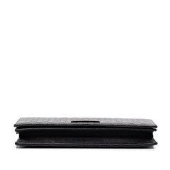 グッチ マイクログッチシマ ショルダーウォレット ショルダーバッグ 466507 ブラック レザー レディース GUCCI 中古