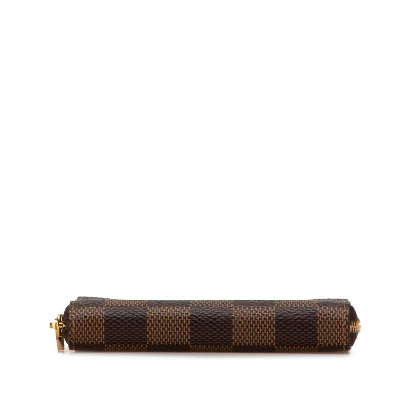 ルイ ヴィトン ダミエ ジッピー コインパース コインケース 小銭入れ N63070 ブラウン PVC レディース LOUIS VUITTON 【中古】