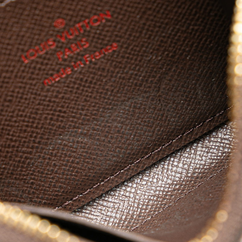 ルイ ヴィトン ダミエ ジッピー コインパース コインケース 小銭入れ N63070 ブラウン PVC レディース LOUIS VUITTON 【中古】