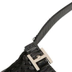 エルメス トゥドゥ パンチング ショルダーバッグ ポシェット ブラック レザー レディース HERMES 【中古】