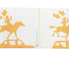 エルメス ツイリー Parade パレード スカーフ グリペルル マルチカラー シルク レディース HERMES 【中古】