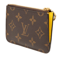 ルイ ヴィトン モノグラム ポルトカルト ロミー カードケース M81882 ジョーヌ イエロー ブラウン PVC レザー レディース LOUIS VUITTON 【中古】
