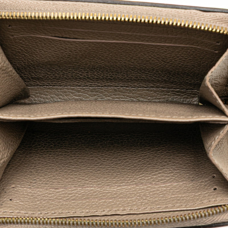 ルイ ヴィトン モノグラム アンプラント ジッピーコインパース コインケース M69797 ベージュ トゥルトレール レザー レディース LOUIS VUITTON 【中古】