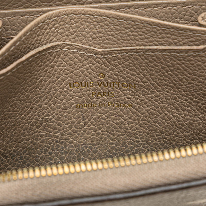 ルイ ヴィトン モノグラム アンプラント ジッピーコインパース コインケース M69797 ベージュ トゥルトレール レザー レディース LOUIS VUITTON 【中古】