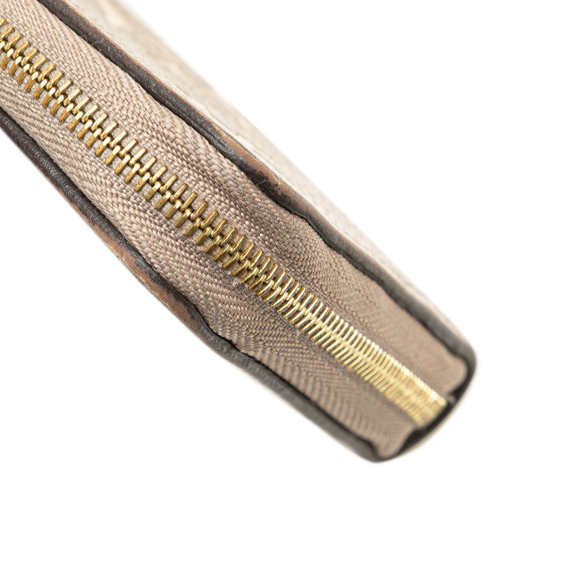 ルイ ヴィトン モノグラム アンプラント ジッピーコインパース コインケース M69797 ベージュ トゥルトレール レザー レディース LOUIS VUITTON 【中古】